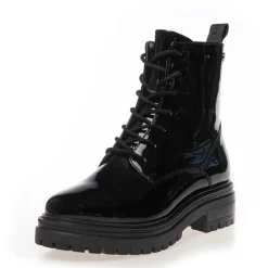 Copenhagen Shoes Damen Rocka Laze Stiefel 0011 Schwarzes Lackleder
