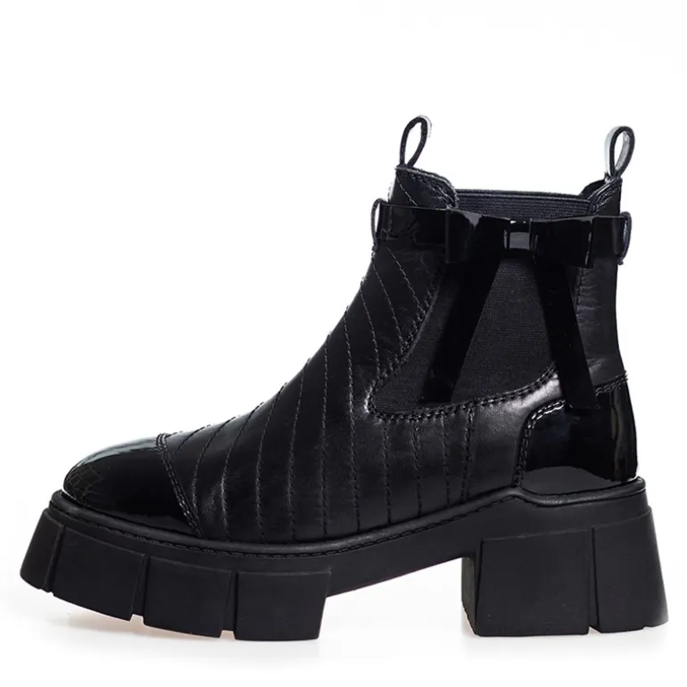 Copenhagen Shoes Damen Stiefel 0011 Schwarz Lack