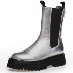 Copenhagen Shoes Damen Zitronen Silber Stiefel 0050 Silber
