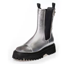 Copenhagen Shoes Damen Zitronen Silber Stiefel 0050 Silber