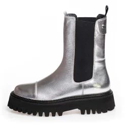 Copenhagen Shoes Damen Zitronen Silber Stiefel 0050 Silber