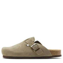 CPH Comfort Bio Clogs aus Wildleder Sandalen Taupe
