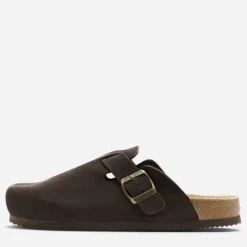 CPH Comfort Bio Clogs Wildleder Sandalen Dark Brown