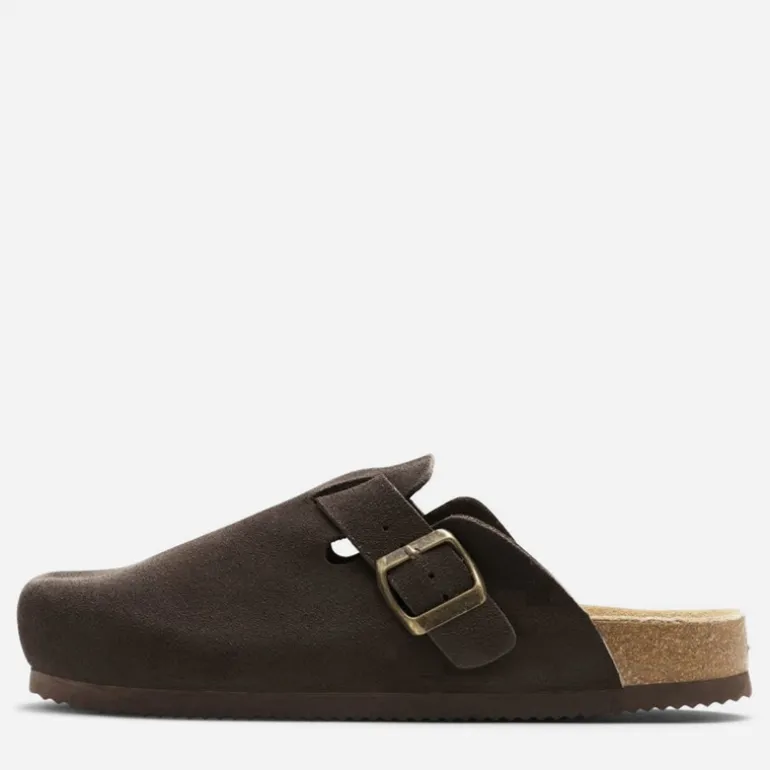 CPH Comfort Kinder Bio Clogs Wildleder Sandalen Dark Brown