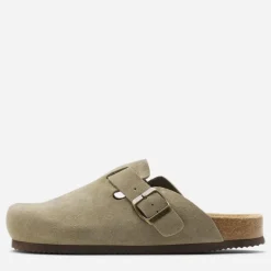 CPH Comfort Kinder Bio Clog Wildleder Sandalen Taupe
