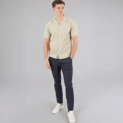 C.R.C. Herren Beeren Ls Hemd Braun