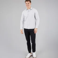 C.R.C. Herren Mosh Oxford Hemd Olive/Weiss
