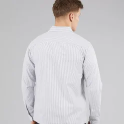 C.R.C. Herren Mosh Oxford Hemd Olive/Weiss
