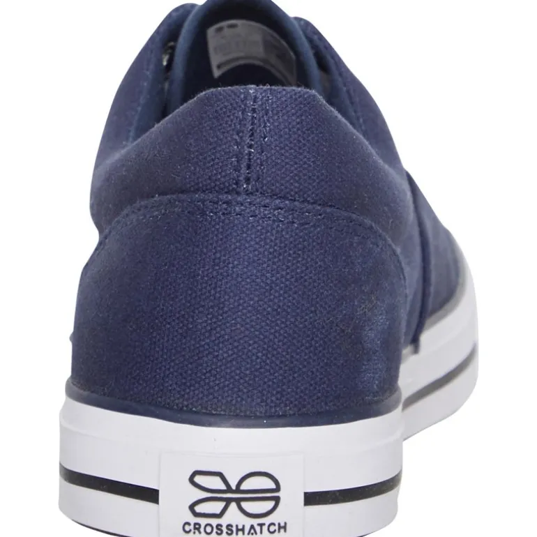 Crosshatch Herren Airwalk Canvas Pumps Marineblau