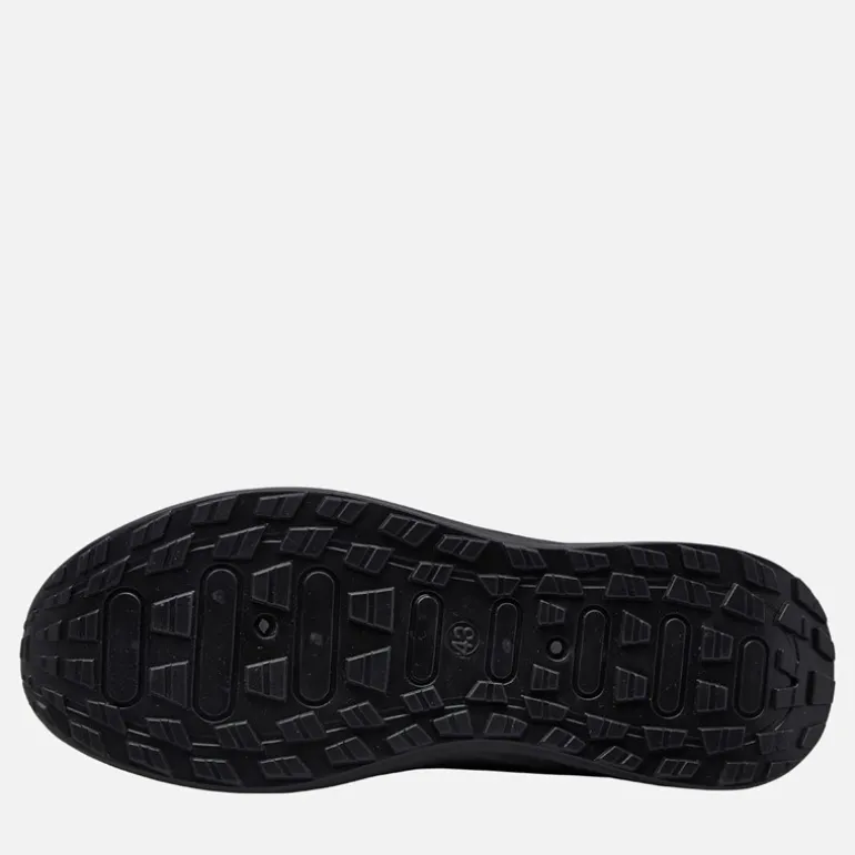 Crosshatch Herren Antioch Turnschuhe Black Mono