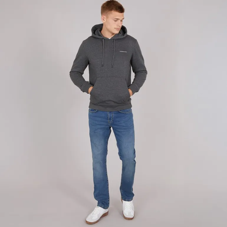 Crosshatch Herren Bandol Jeans mit geradem Bein Blau