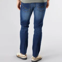 Crosshatch Herren Bandol Jeans Gerade geschnitten Dunkel gewaschen
