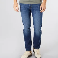 Crosshatch Herren Bandol Jeans Gerade geschnitten Dunkel gewaschen