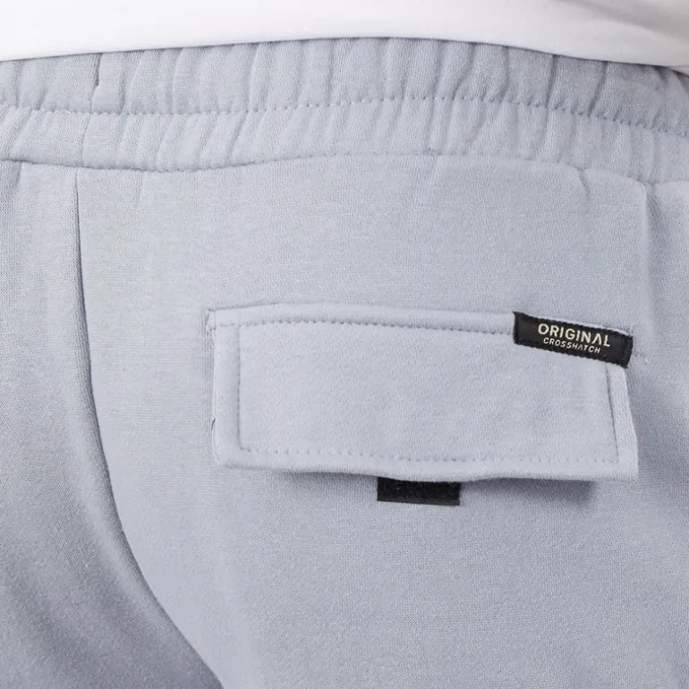 Crosshatch Herren Bardon Cargoshorts Steel Blue
