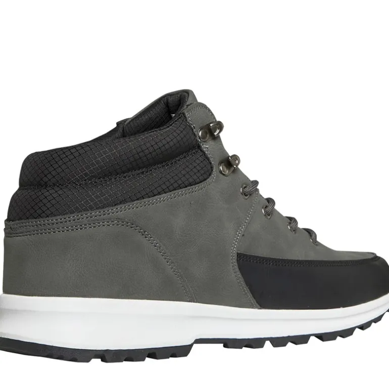 Crosshatch Herren Blissford Stiefel Grau