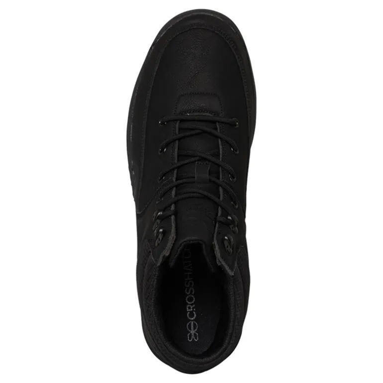 Crosshatch Herren Blissford Stiefel Schwarz Mono