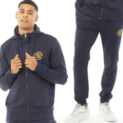 Crosshatch Herren Bradleys Jogginganzug Navy