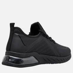 Crosshatch Herren Clarington Sneaker Black Mono