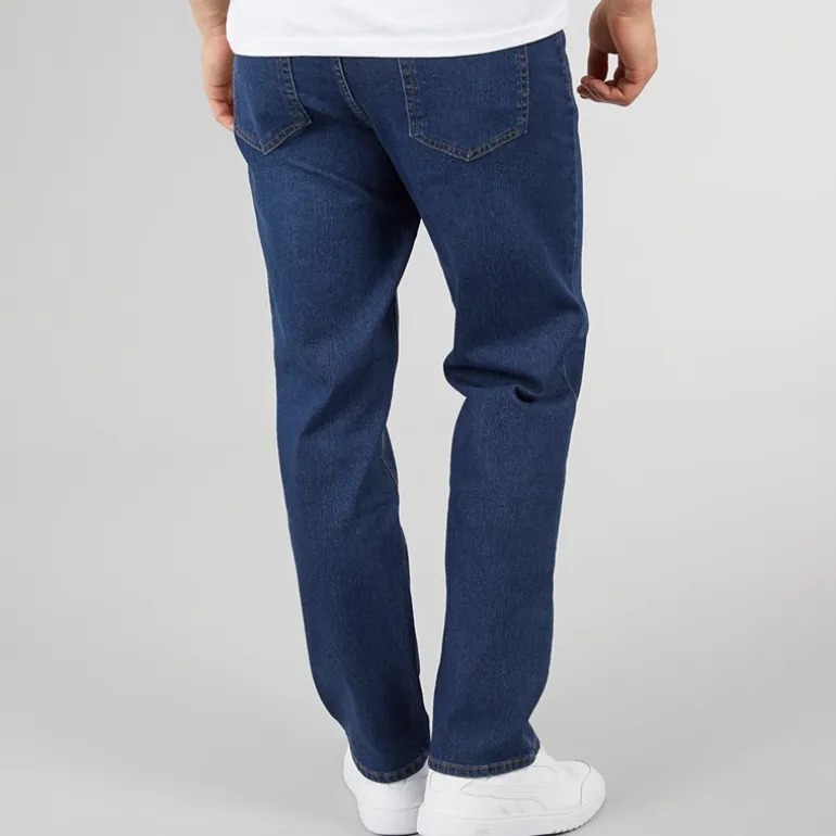 Crosshatch Herren Dalesman Relaxed Fit Jeans Dunkelgrau