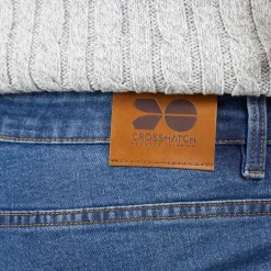 Crosshatch Herren Durtan Slim Fit Jeans Mittlere Waschung