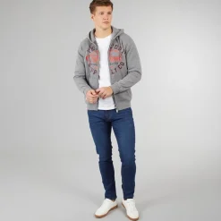Crosshatch Herren Durtan Slim Fit Jeans Dunkel Wasch