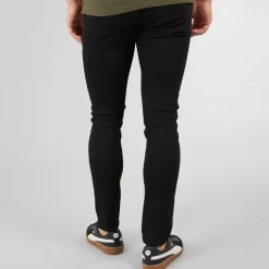 Crosshatch Herren Durtan Slim Fit Jeans Black Wash