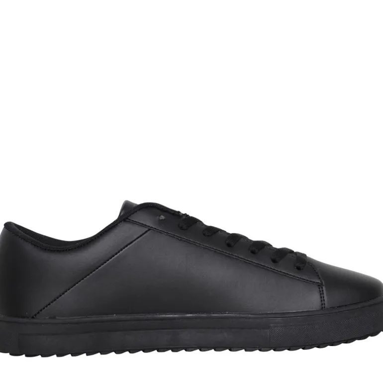 Crosshatch Herren Gleaton Sneaker Schwarz Mono