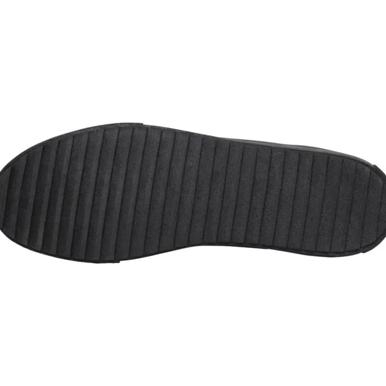 Crosshatch Herren Gleaton Sneaker Schwarz Mono