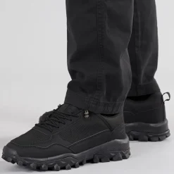 Crosshatch Herren Heymare Turnschuhe Schwarz Mono