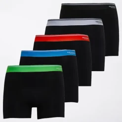 Crosshatch Herren Prismara Fünfer Pack Boxershorts Schwarz