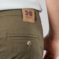 Crosshatch Herren Sinwood Zweier Pack Chino Shorts Khaki/Schwarz