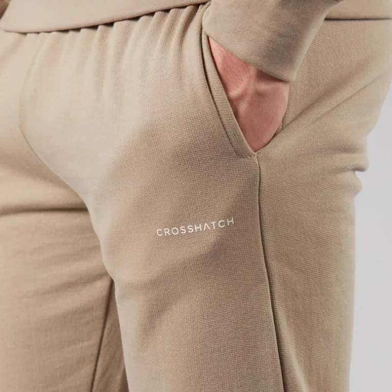 Crosshatch Herren Traymax Jogginghose 2er-Pack Khaki/Stein