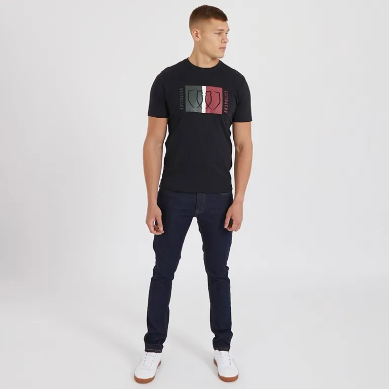 Crosshatch Jeans Herren Buraca Slim Fit Indigo