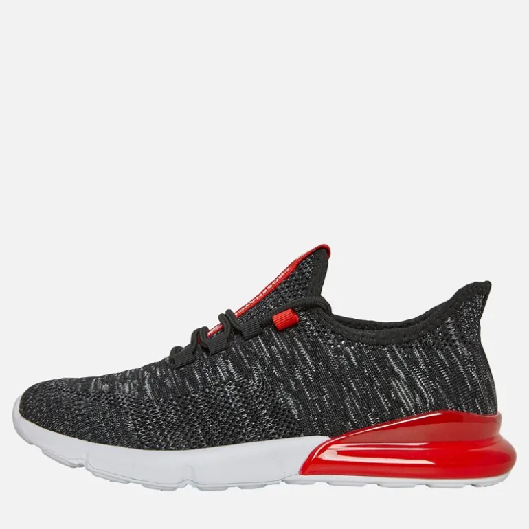 Crosshatch Jungen Smitlay Sneaker Schwarz