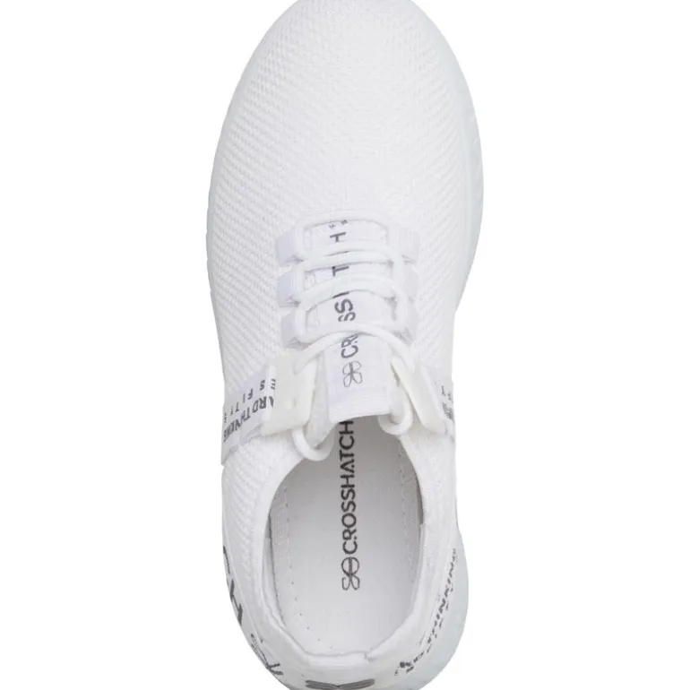 Crosshatch Jungen Sneaker Weiß