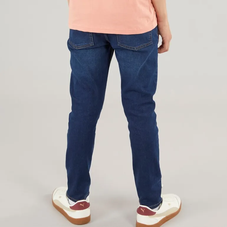 Crosshatch Junge schlanke Jeans dunkel gewaschen