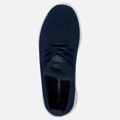 Crosshatch Junior Junge Antioch Turnschuhe Navy