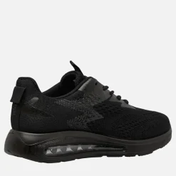 Crosshatch Junior Junge Chiltern Sneaker Black Mono