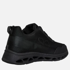 Crosshatch Junior Junge Jesmond Turnschuhe Black Mono
