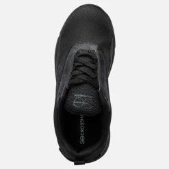 Crosshatch Junior Junge Smitlay II Sneaker Black Mono