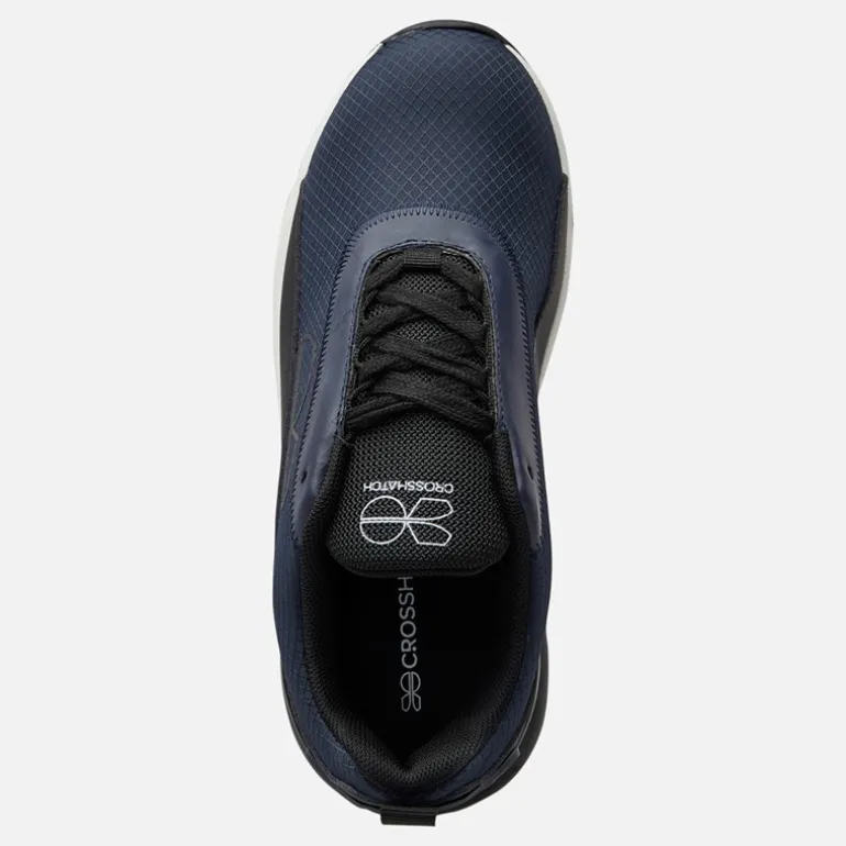 Crosshatch Junior Junge Smitlay II Sneaker Navy/Schwarz