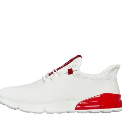 Crosshatch Sneaker Herren Smitlay Weiß/Rot