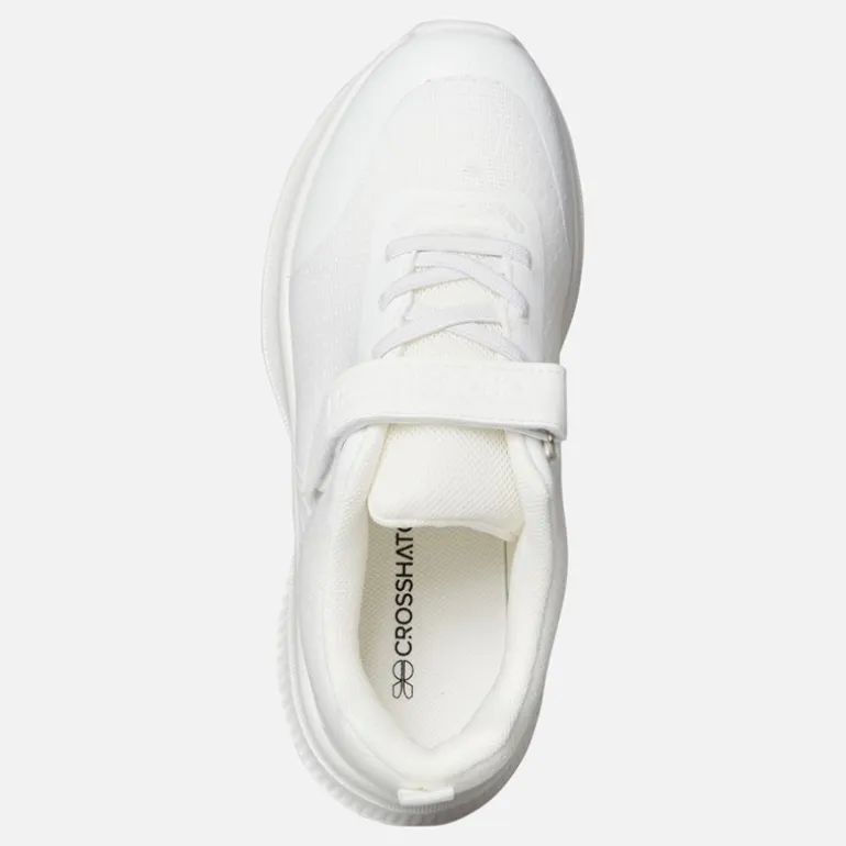Crosshatch Stafford Turnschuhe KleinKinder Weiss Mono