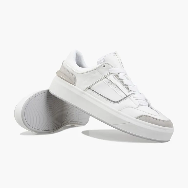 Cruyff Herren Kickturn Turnschuhe Weiß/Grau