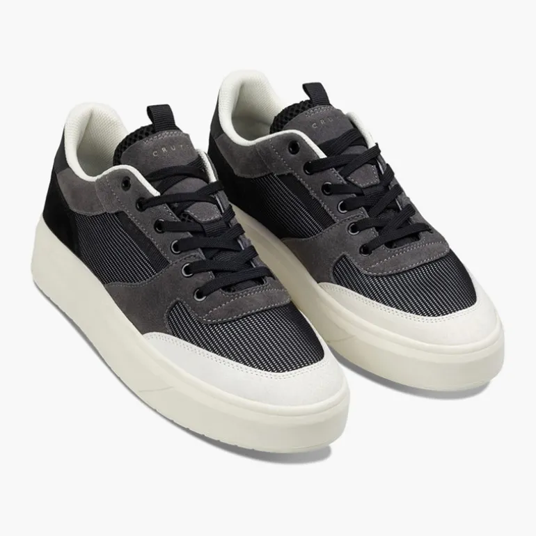 Cruyff Herren Terra Court Turnschuhe Grau/Weiß