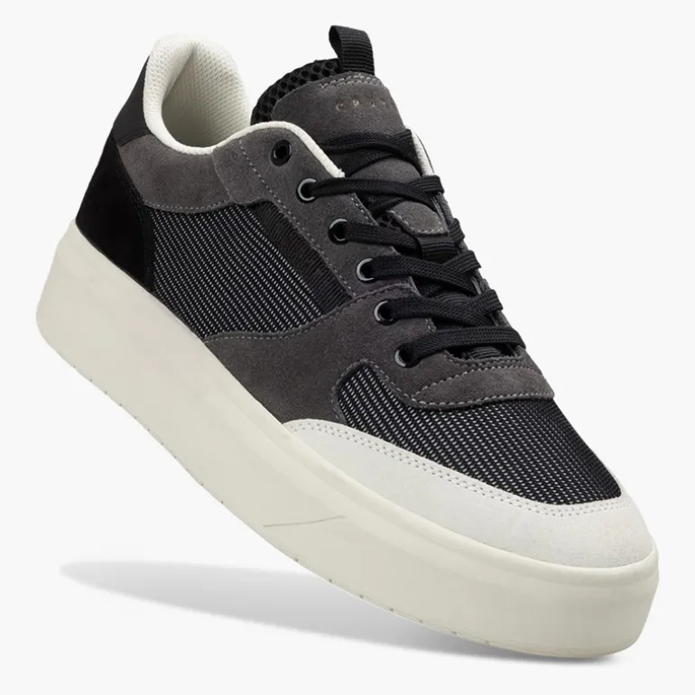 Cruyff Herren Terra Court Turnschuhe Grau/Weiß