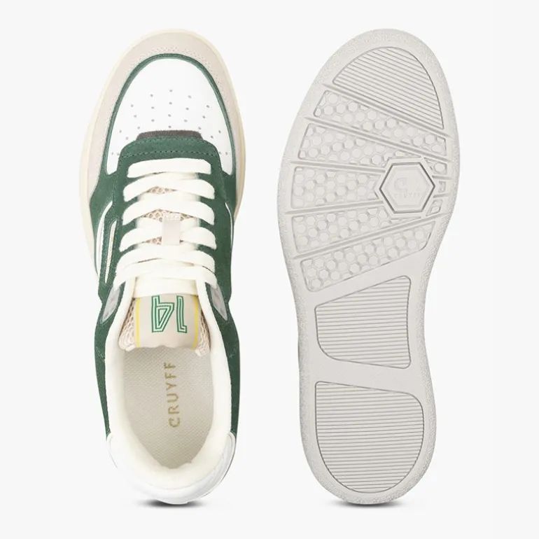 Cruyff Herren Volteria Turnschuhe Weiss/Grün
