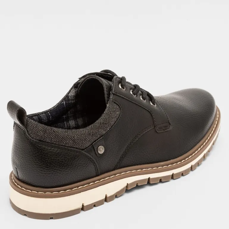 Deakins Herren Cambridge Freizeit Schuhe Schwarz