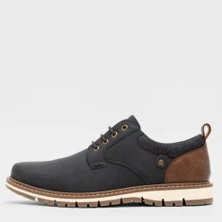 Deakins Herren Cambridge Schuhe Marine/Braun