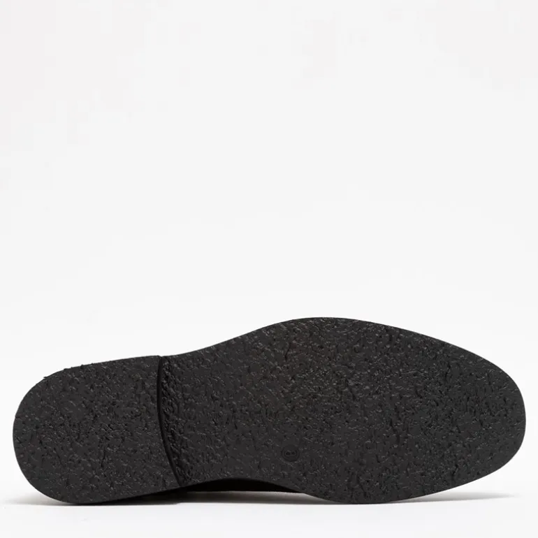 Deakins Herren Chelsea Boots Schwarz Wildleder